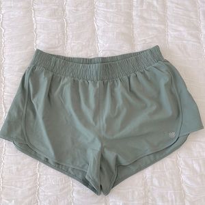 Sage Green Forever 21 Athletic Shorts